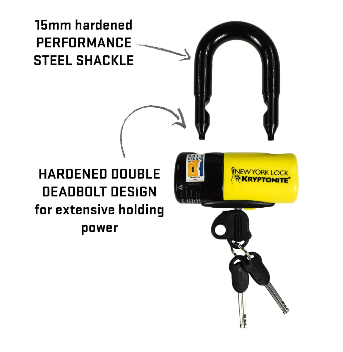 Kryptonite New York Fahgettaboudit 1415 Chain 5' | High-Security Bicycle Lock with 14mm Hardened Steel Links - view 3