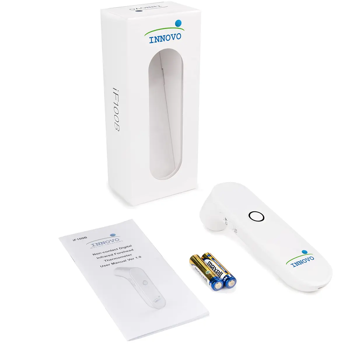 Innovo iF100B Touchless Digital Forehead Thermometer, Non-Contact with Fever Alert - view 7