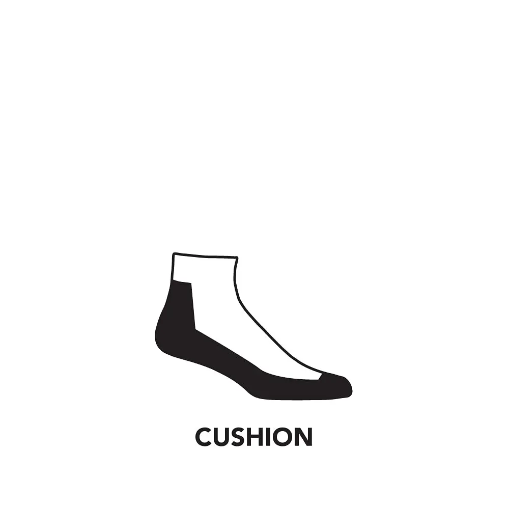 Darn Tough Vermont Men's Run 1/4 Ultra-Lightweight with Cushion Sock (Style 1040) - Black, Large - view 4