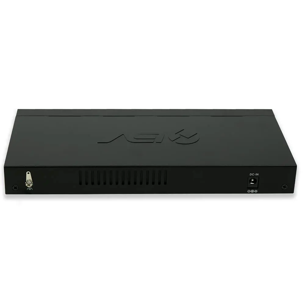 BV-Tech 8-Port PoE+ Gigabit Switch with 2 Gigabit Uplinks, 96W Total Power, NDAA Compliant, 802.3af/at, 30W per Port | High Power, NDAA Compliant - view 3