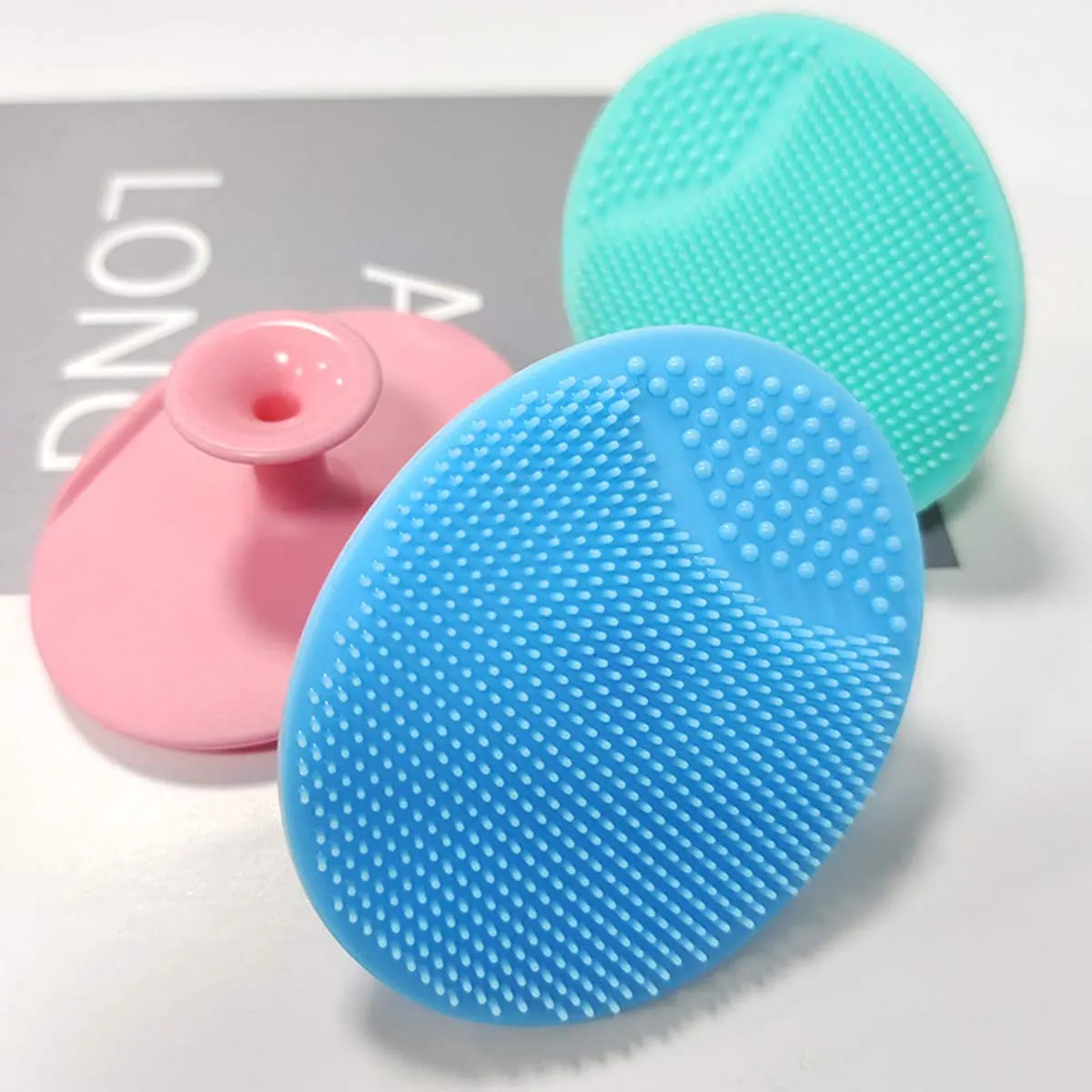 MR LION Baby Bath Brush, Silicone Cradle Cap & Skin Scrubber, Small-4PCS | Gentle, Soft & Safe for Dry Skin & Eczema - view 5