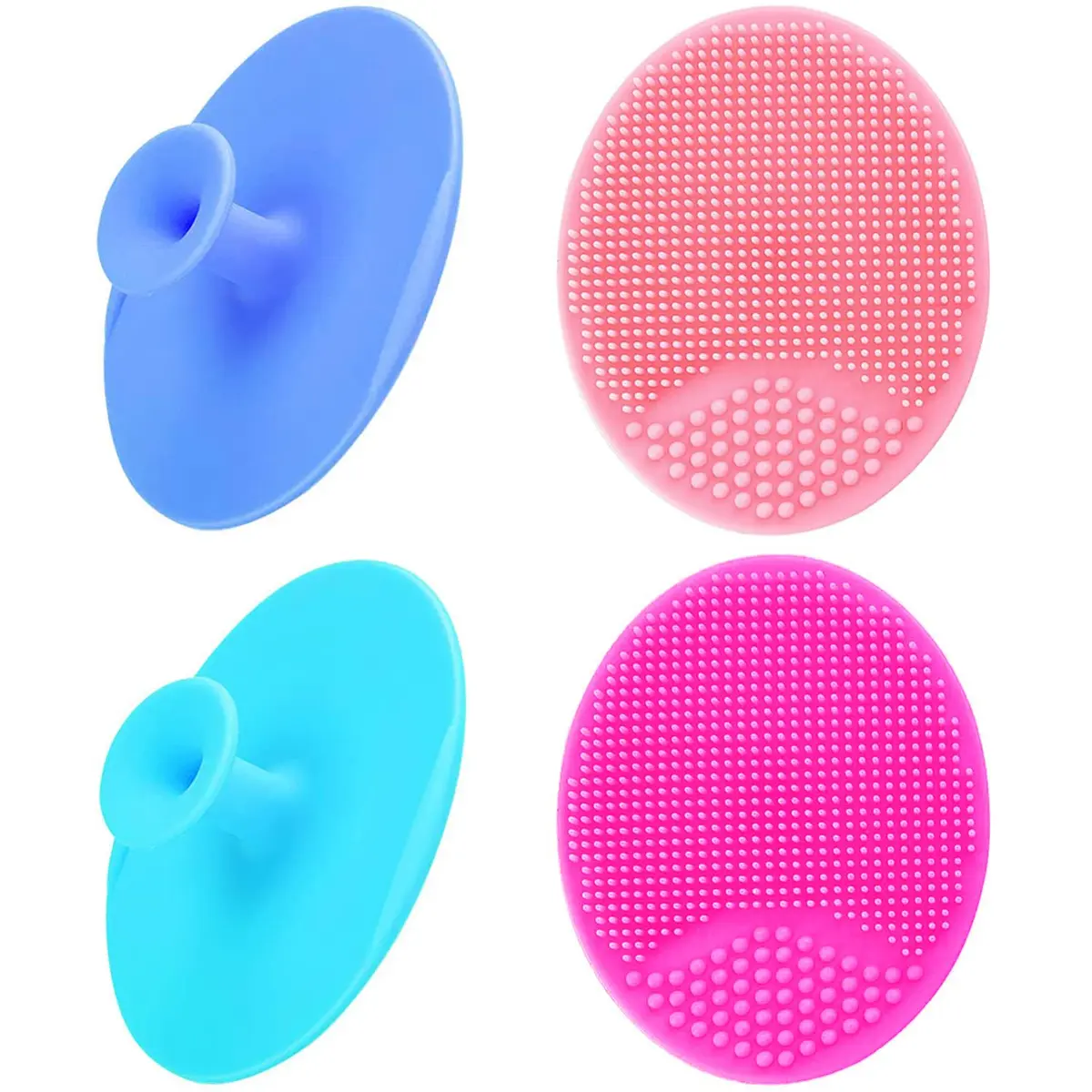 MR LION Baby Bath Brush, Silicone Cradle Cap & Skin Scrubber, Small-4PCS | Gentle, Soft & Safe for Dry Skin & Eczema - main product image
