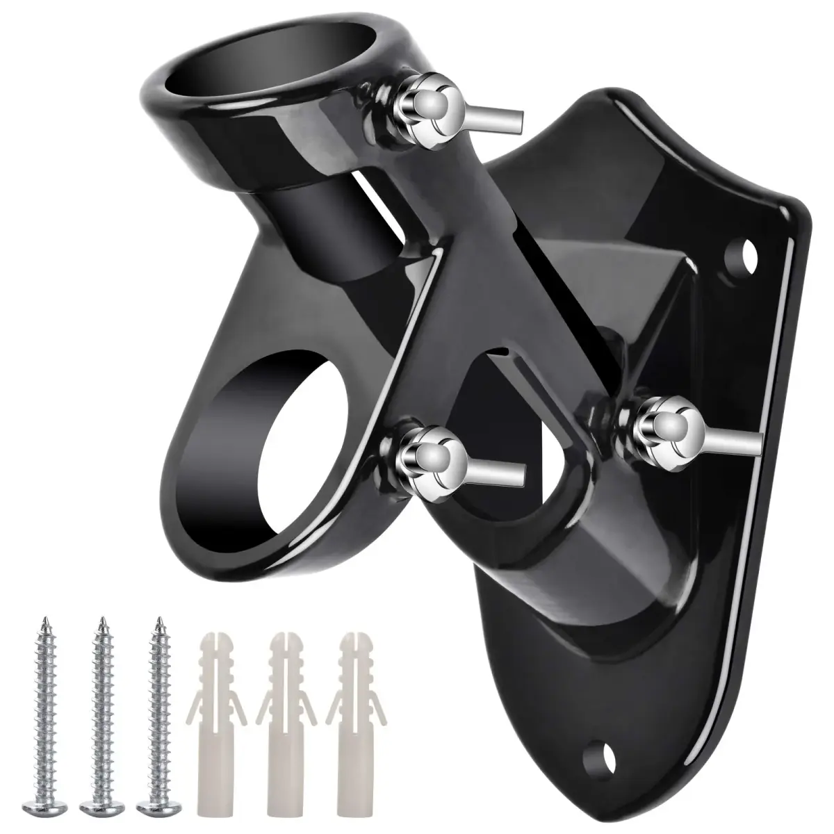 Haoridul Heavy Duty Flag Pole Holder 1" Diameter | Rust-Free Aluminum Mount for Outdoor House & Railing - main product image