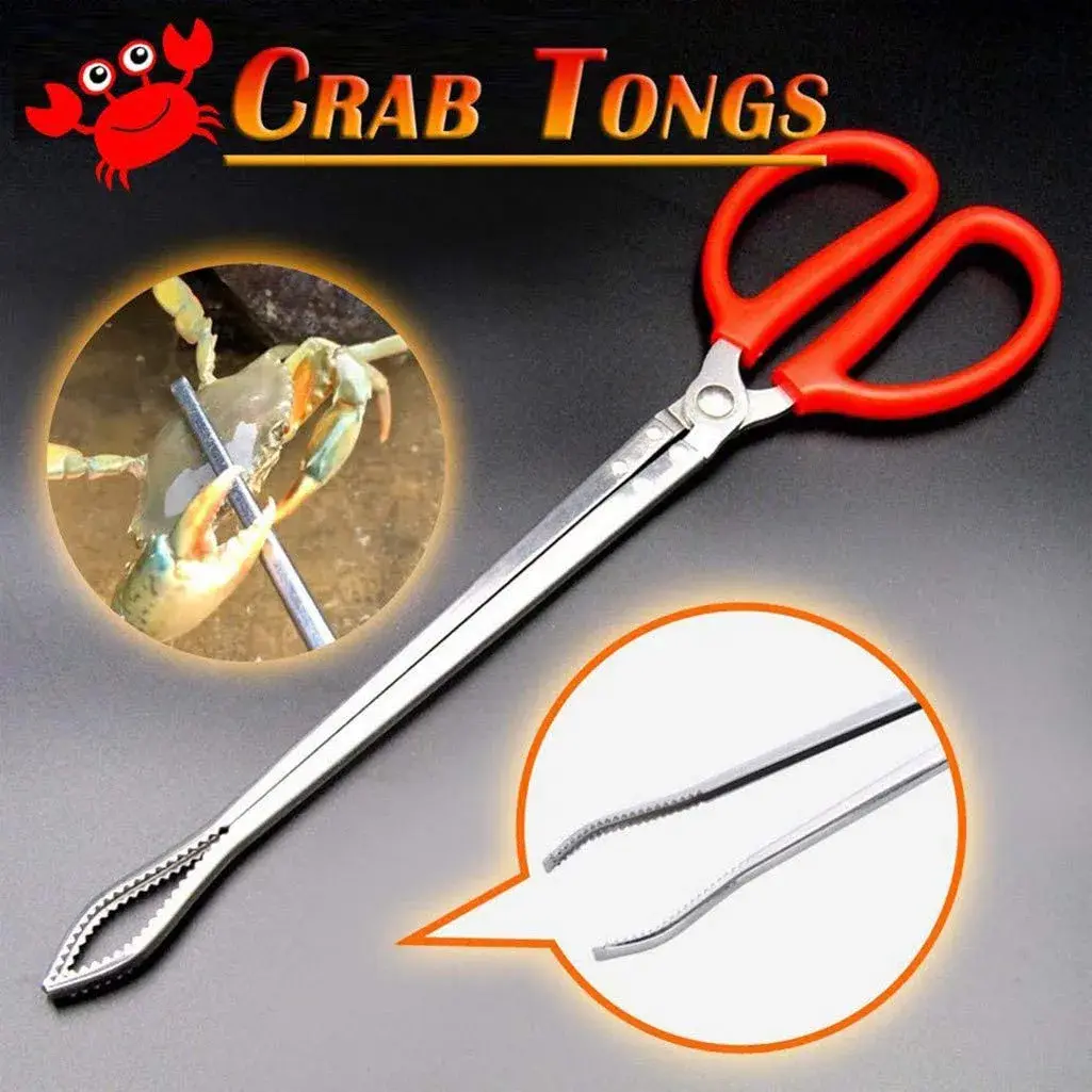 Goeielewe Multi-Function Clip Scissor Tongs with Curved Head, 37cm (14.5 Inches) | Secure Grip for Marine Creatures - view 7