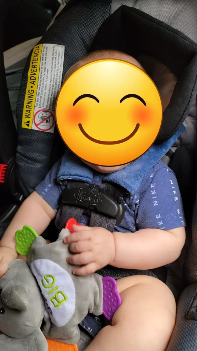 Culclendy Baby Car Seat Neck Cover in Dinosaur & Mint Minky | Reversible Strap Protector for Car Seat & Stroller - view 6