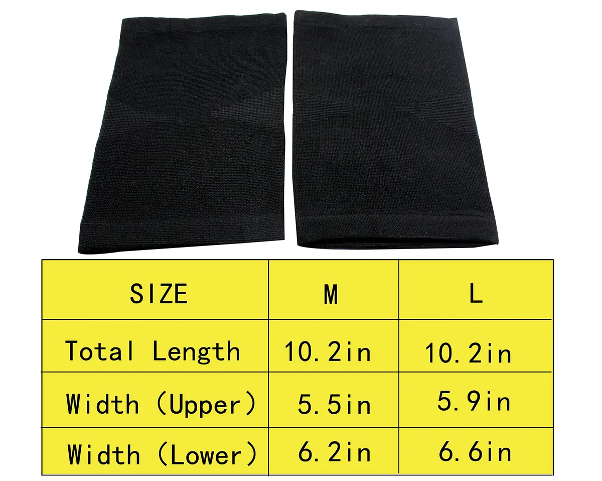 JUMISEE Cotton Knee Sleeves for Knee Support | Circulation & Pain Relief, Breathable Sport Compression (Small) - view 7