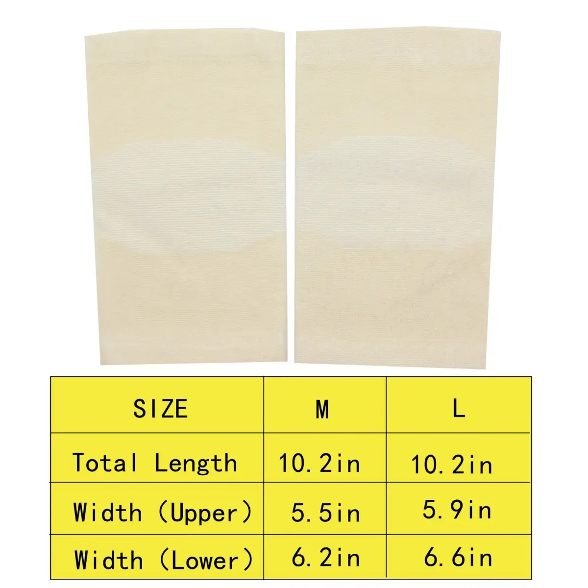 JUMISEE Bamboo Fabric Knee Sleeves for Support & Pain Relief, X-Large (2-Pack) - view 7