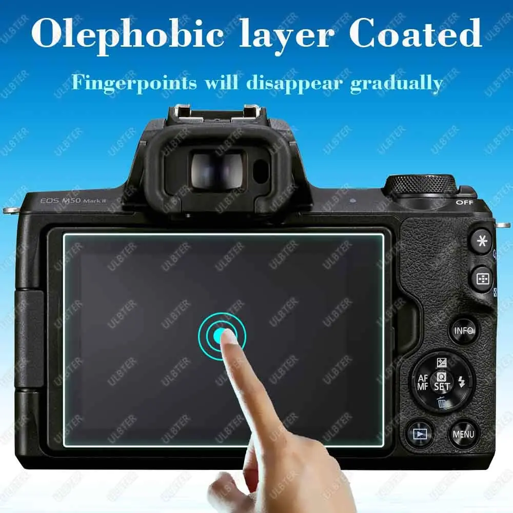 ULBTER Screen Protector for Canon EOS M50 Mark II Camera 3+2 Pack | 9H Tempered Glass HD Clarity - view 4