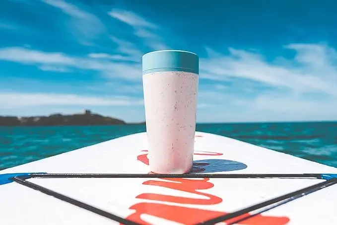 Circular and Co Reusable Coffee Cup 12oz/340ml | Leak-Proof & Sustainable Travel Mug - view 6