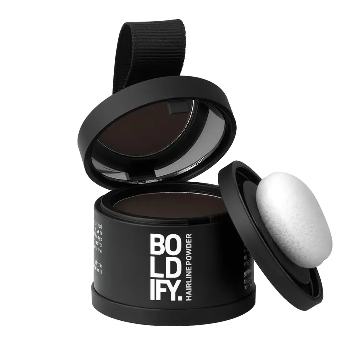 Boldify Hairline Powder Root Touch Up Dark Brown 4g | Instant Gray Coverage for Thinning Hair - main product image
