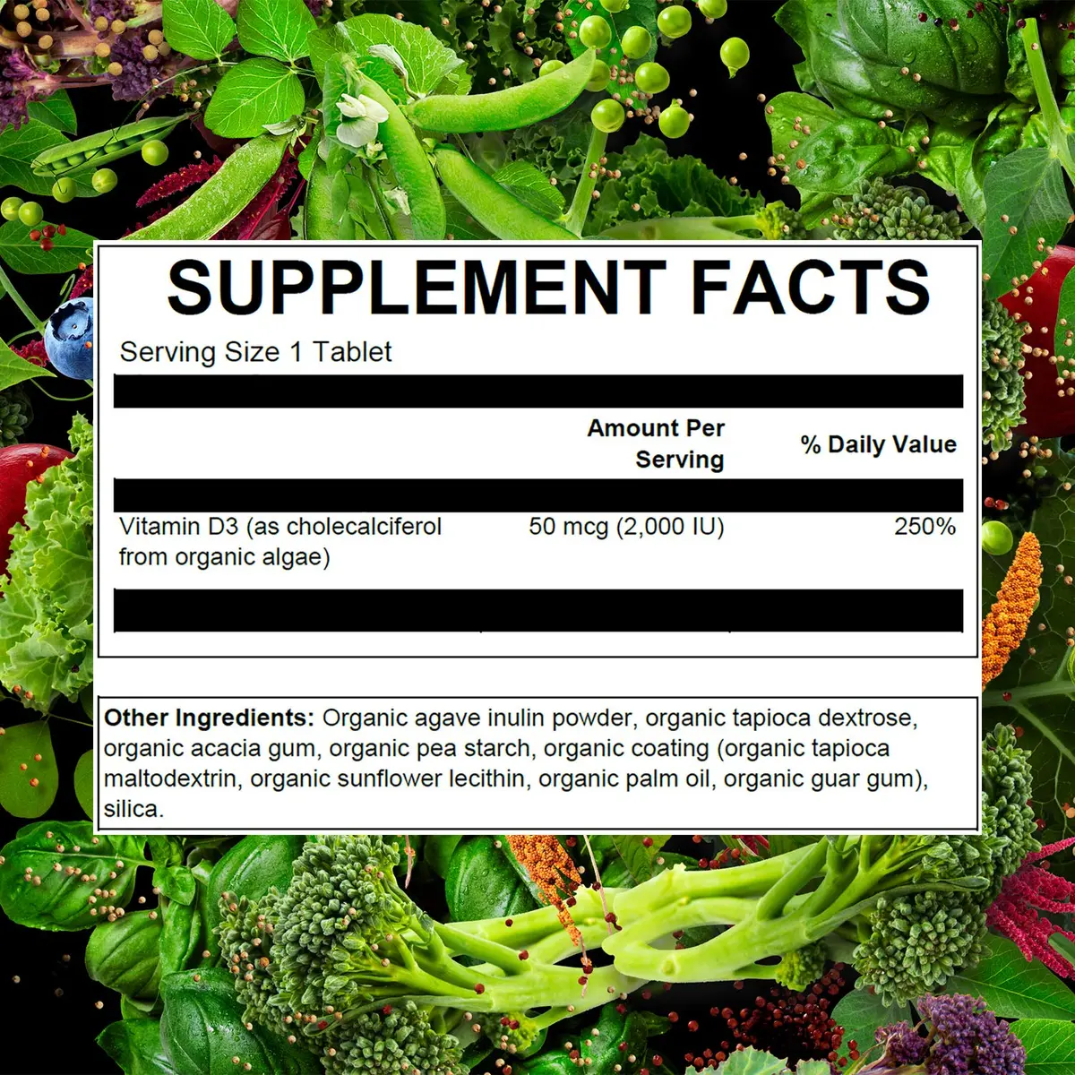PlantFusion Vegan Vitamin D3 2000IU | Organic Plant-Based Supplement for Immunity & Bone Health - view 4
