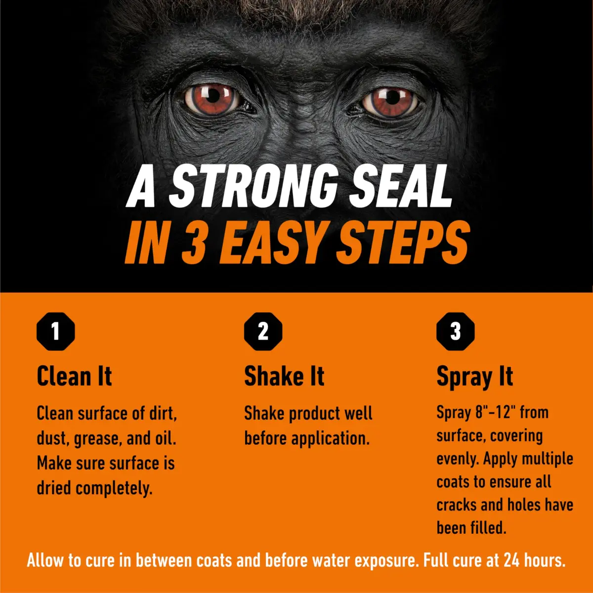 Gorilla Waterproofing Spray White 16 oz (473ml) 2-Pack | Flexible Rubberized Sealant for Leaks - view 6