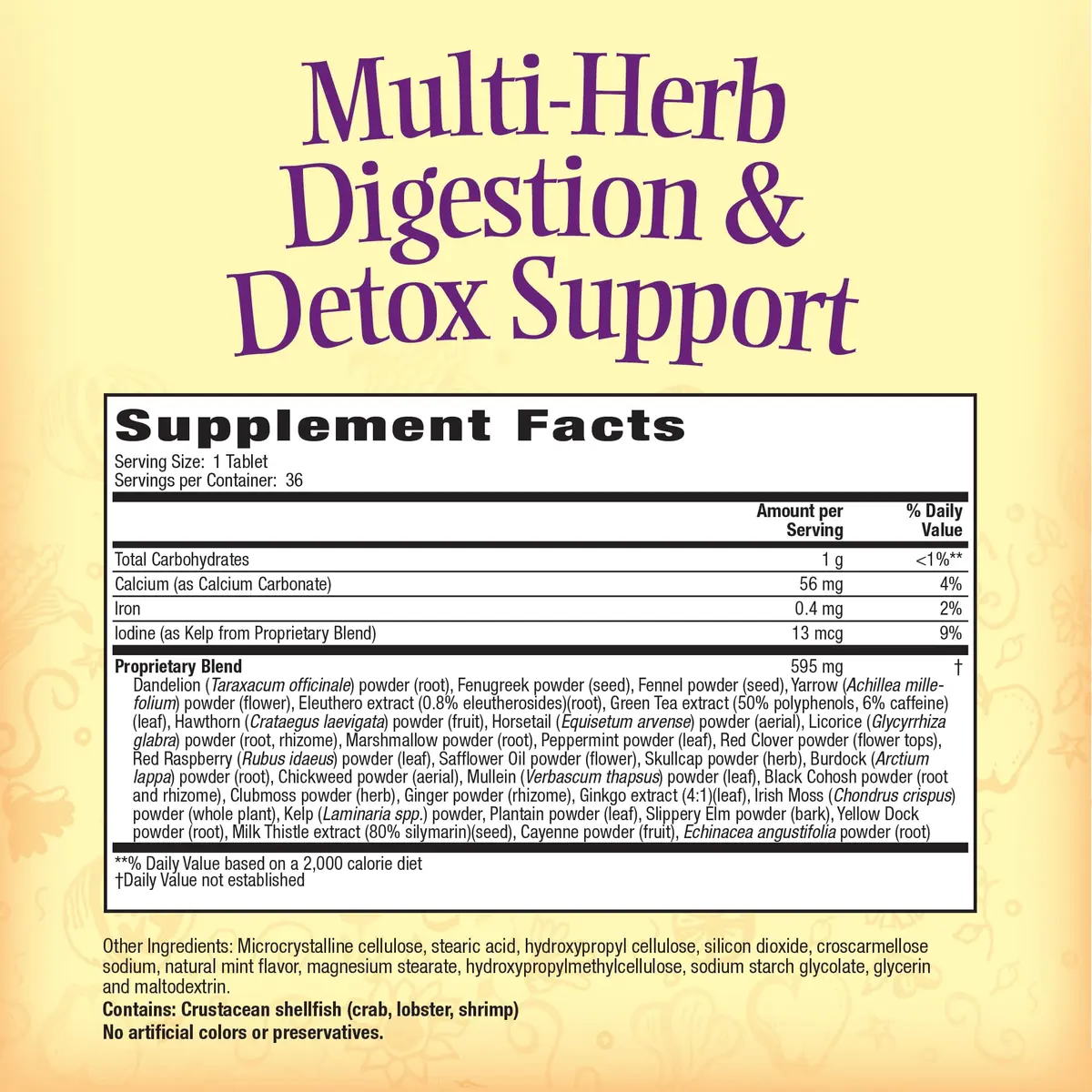 Nature's Secret Multi-Herb Digestion & Detox Support (2 Pack) | Herbal Digestive Wellness for Adults - view 2