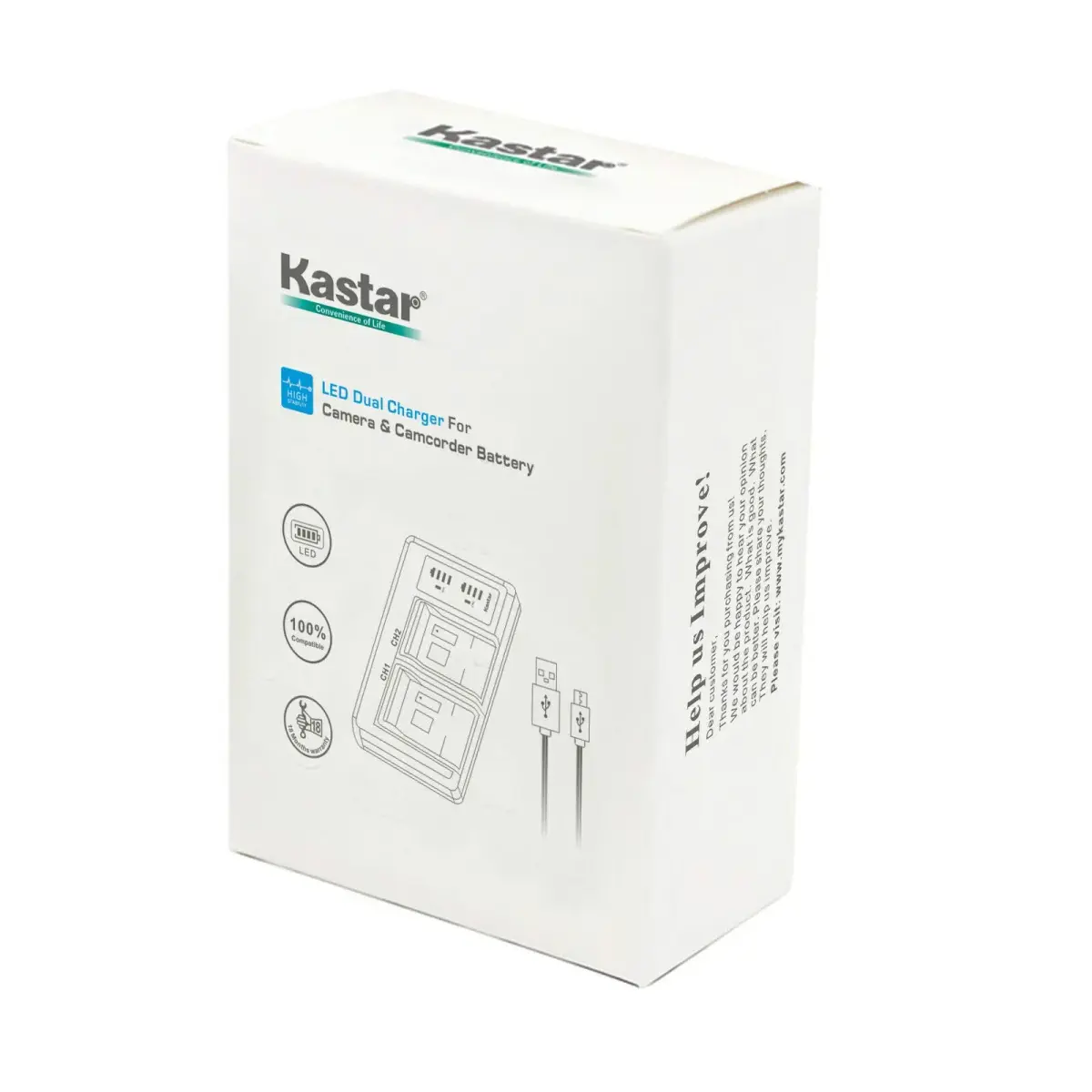 Kastar 3-Pack EN-EL20a Batteries & LTD2 USB Charger for Nikon P950 P1000 A 1 V3 Cameras | 7.4V 1200mAh - view 7