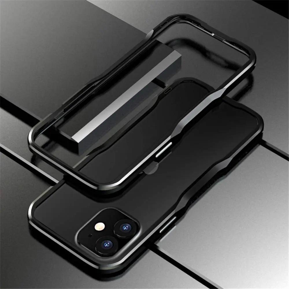 HENGHUI Aluminum Bumper Case for iPhone 12/iPhone 12 Pro 6.1-INCH | Shock-Absorbent Metal Frame Slim Design - main product image