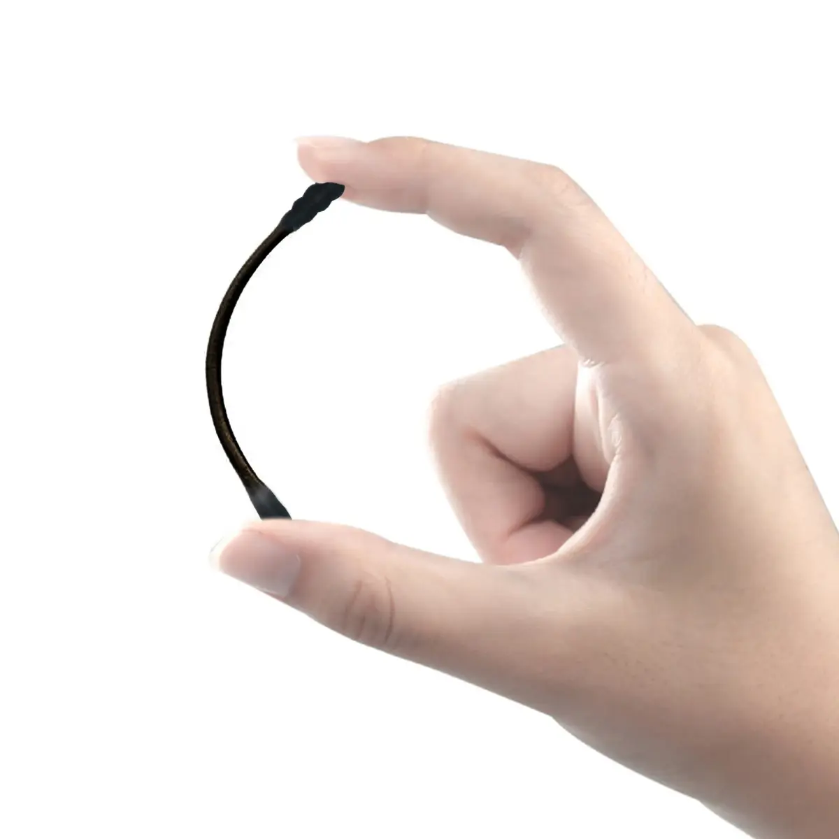 HOMEFOX Black Cotton Swabs Spiral - 200 Count Organic Cotton Buds with Paper Stick | Charcoal Activated Carbon - view 6