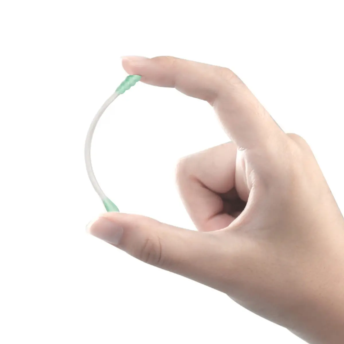 HOMEFOX Green Cotton Swabs Spiral - 200 Count | Organic Cotton Buds with Paper Stick - view 7