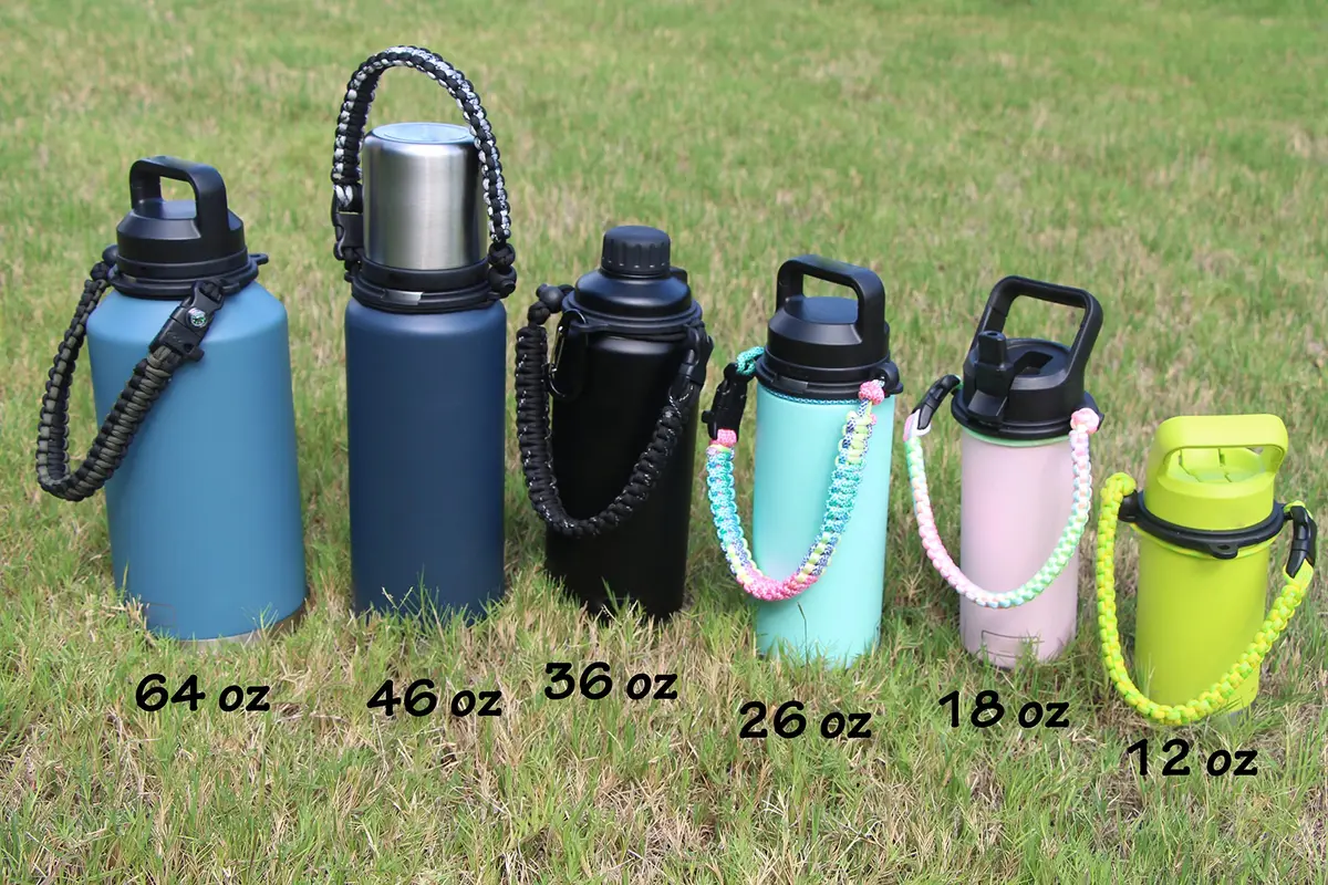 One MissionX Paracord Handle for Yeti Rambler 36oz | Secure Heavy Bottle Carrier - view 4