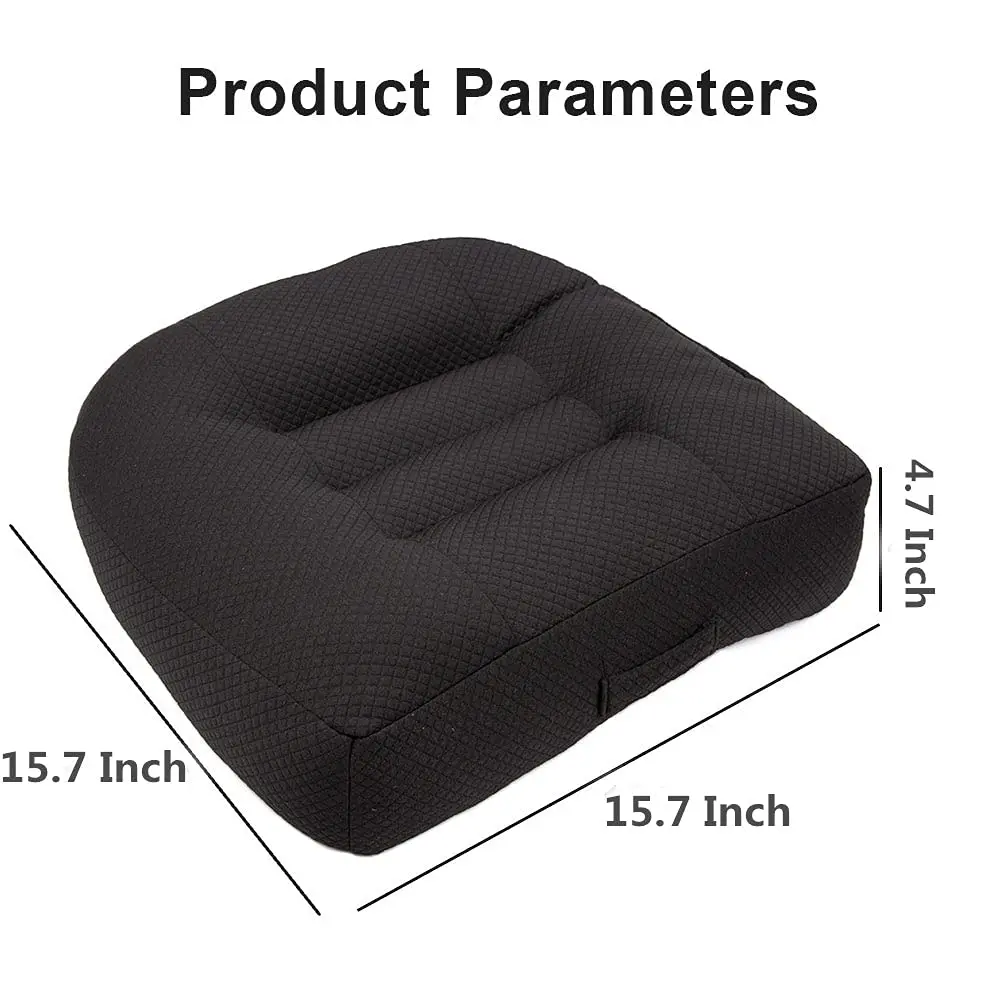 Srutirbo Car Booster Seat Cushion Heightening 4 inch | Portable, Non-slip, Ergonomic Support - view 6