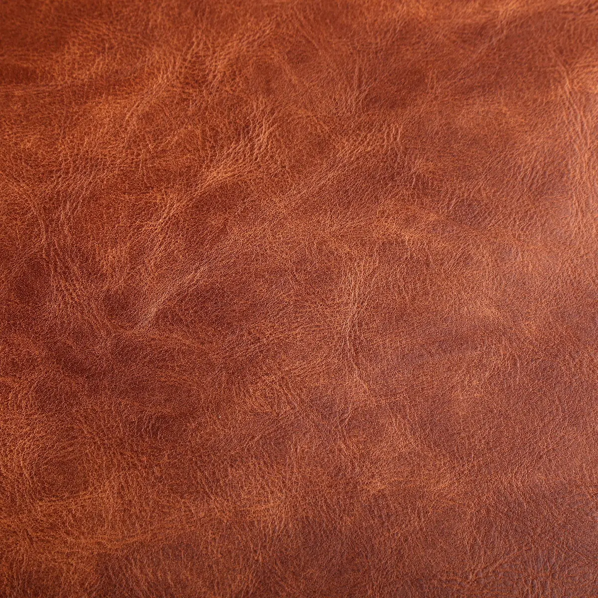 DAFUN Premium Faux Leather Upholstery Fabric 1.2mm Thickness, Brown Pre-Cut 36"x54" | Waterproof Distressed Bark Texture - view 2