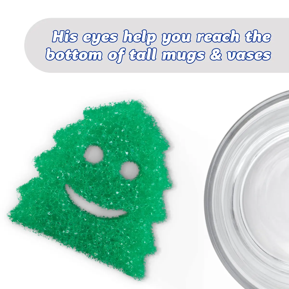 Scrub Daddy Sponge Set - Holiday Shapes | Non Scratch Deep Cleaning Utility Sponge (3 Count) - view 6