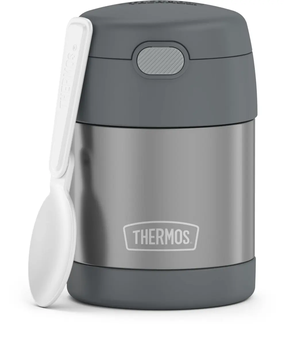 THERMOS Kids Food Jar with Spoon 10oz | Keeps Food Hot or Cold for School & Snacks - main product image