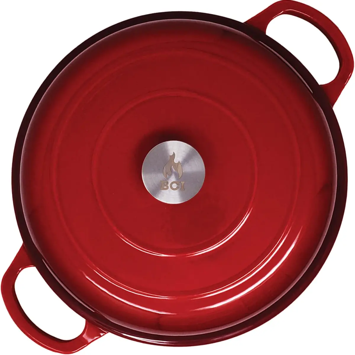 Backcountry Iron Enameled 2.25 Quart Braiser with Lid | 2.25 qt (2.1 L) Desert Ruby Red - view 4