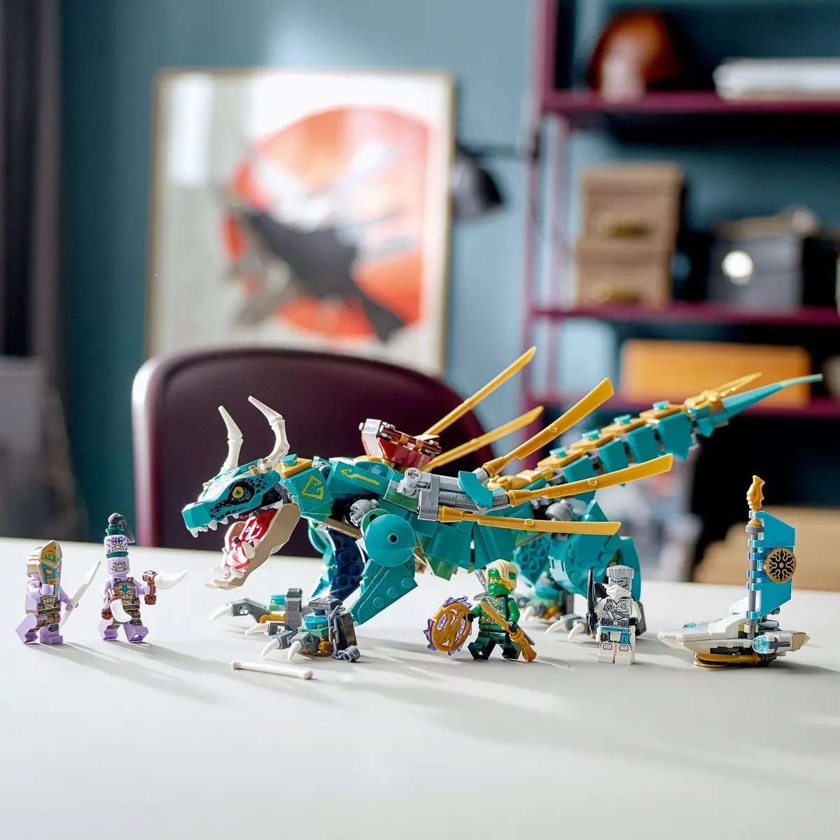 LEGO NINJAGO Jungle Dragon 71746 Building Kit; Ninja Playset with Posable Dragon, 506 Pieces | Imaginative Kids Toy for Ages 8+ - view 7