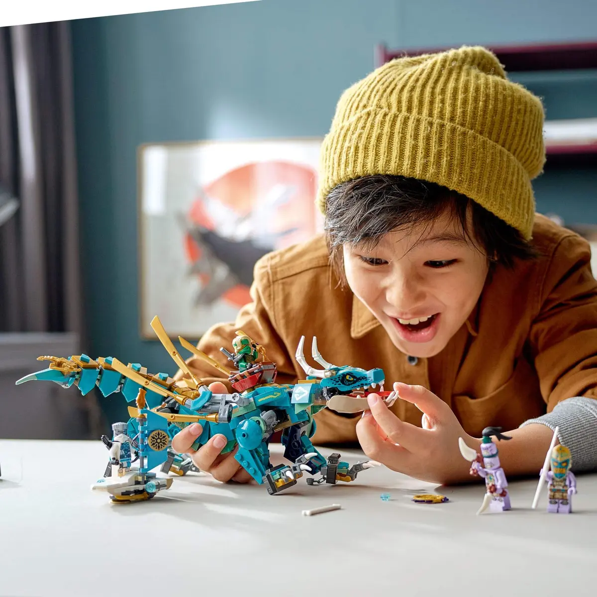 LEGO NINJAGO Jungle Dragon 71746 Building Kit; Ninja Playset with Posable Dragon, 506 Pieces | Imaginative Kids Toy for Ages 8+ - view 3