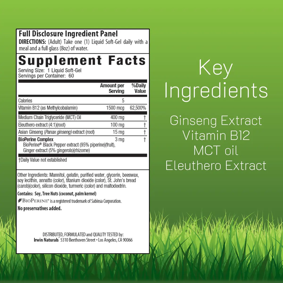 Irwin Naturals Quick Release B-12 Extra Cellular Energy Support 60 Count (Pack of 2) | Supports Daily Vitality - view 2