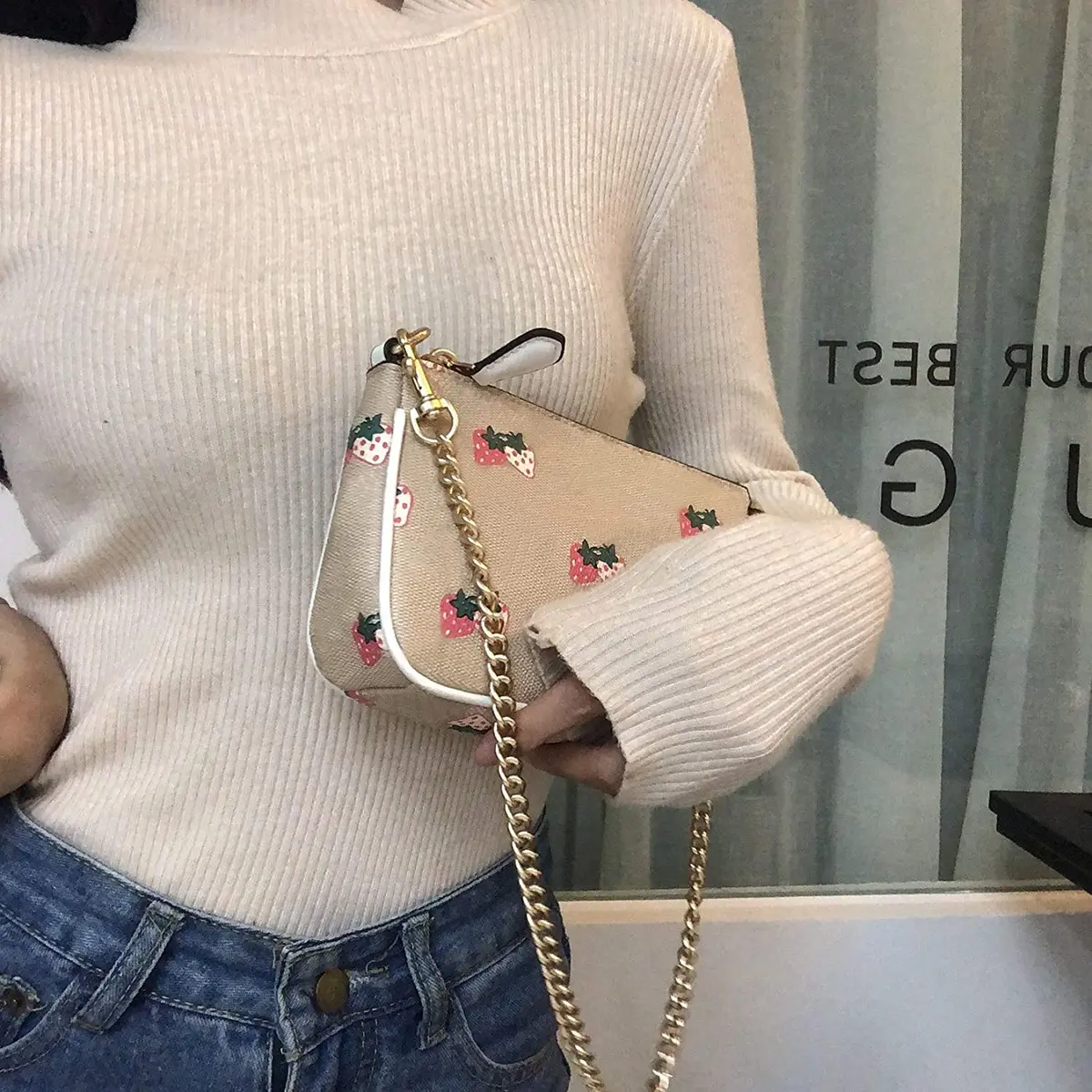 OAikor Iron Flat Antique Gold Bag Chain Extender 60cm (24") | Durable Purse Chain for Handbags - view 9