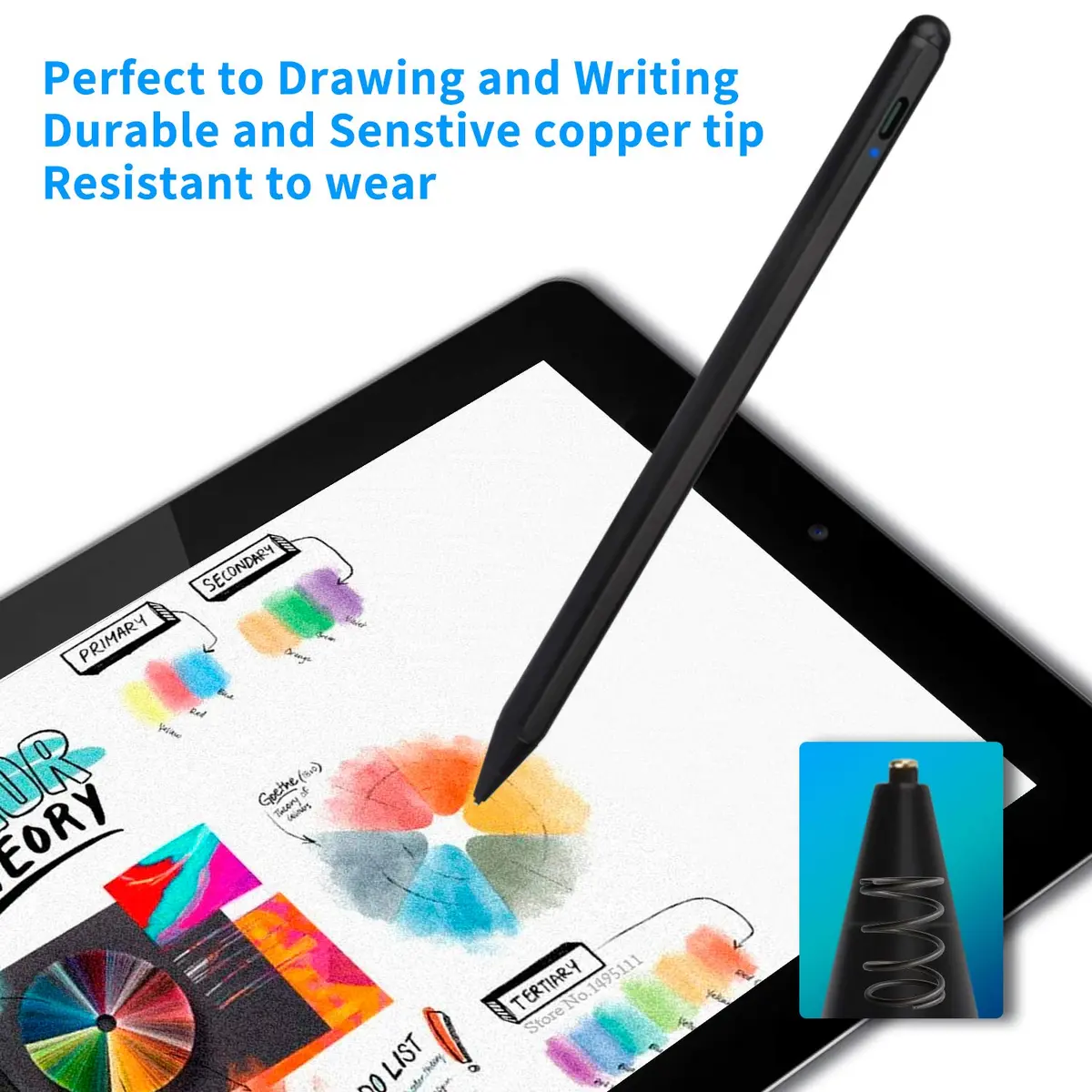 EVACH Active Stylus Pen for HP Envy X360 Convertible 15.6" Laptop | 1.5mm Fine Tip, 20-Hour Battery - view 2