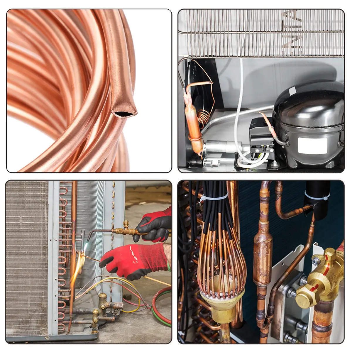 uxcell Refrigeration Tubing 5mm OD x 4mm ID 19.5Ft Copper Pipe for Heat Exchange - view 4
