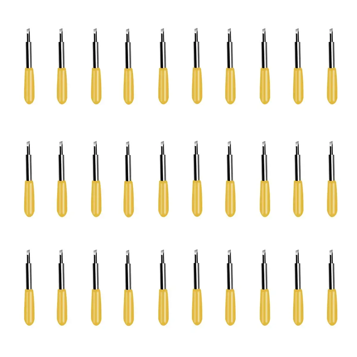 TTSAM Yellow 30 Pcs Replacement Blades for Explore Air 2 Vinyl Cutter | Compatible with Maker, Expression - main product image
