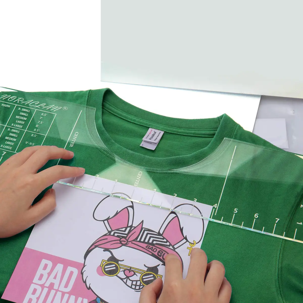 PLYXQ T-Shirt Alignment Ruler Guide 45.72 cm (18") | Precise Vinyl & Sublimation Design Tool - view 5