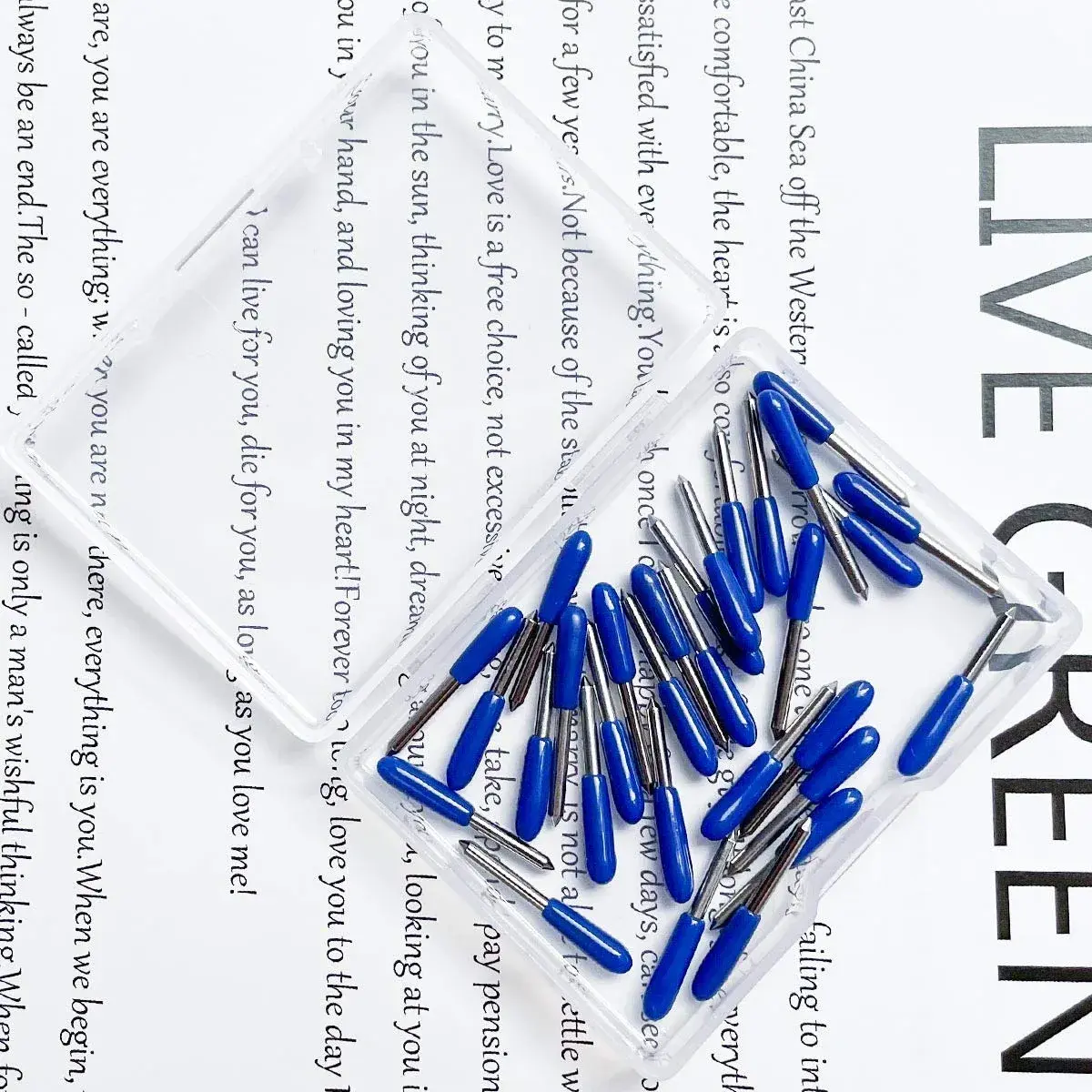 TTSAM 60 Degree Blue Replacement Blades 30 Pcs | Compatible with Cricut Explore Air 2, Maker, Expression - view 7