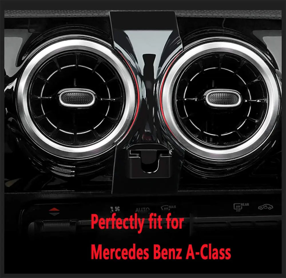 Bwen Car Phone Holder for Mercedes Benz A-Class 2019-2022, CLA-Class 2020-2025 | Air Vent, Anti-vibration, Easy Install - view 5