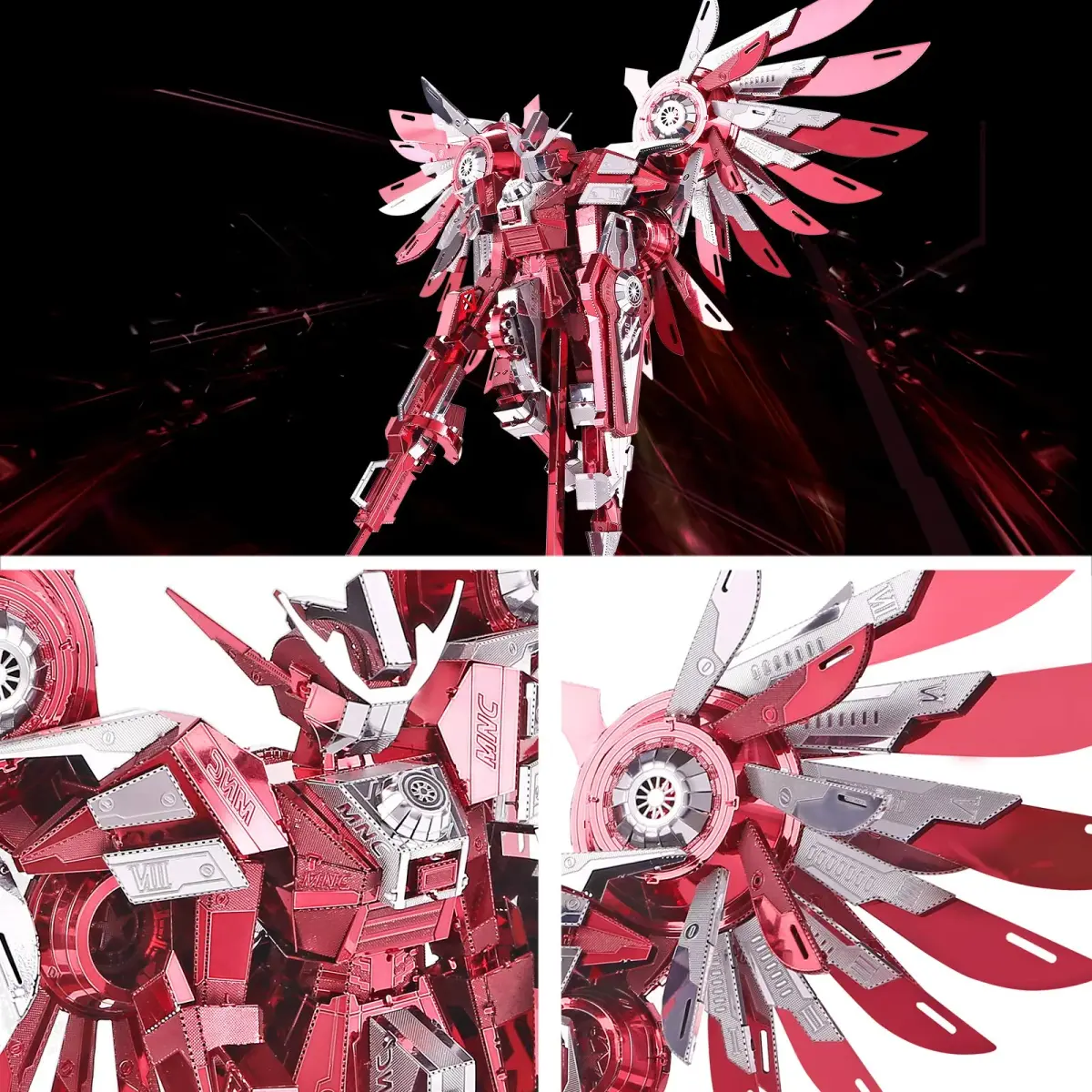 Piececool Thundering Wings 3D Metal Puzzle 215 Pcs | Educational STEM Model Kit for Teens & Adults - view 2