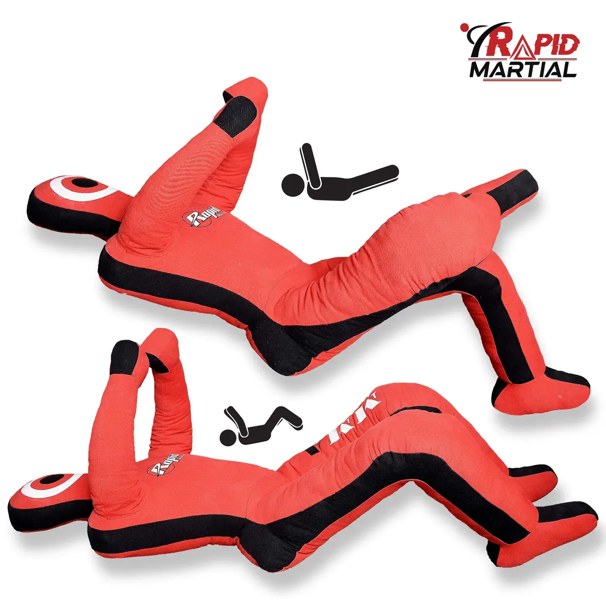 Rapid Martial BJJ Wrestling Dummy Punching Bag Submission MMA Brazilian Jiu Jitsu Judo Karate Throwing Boxing Dummy Dummies - UNFILLED 6 Ft - Sitting - view 2