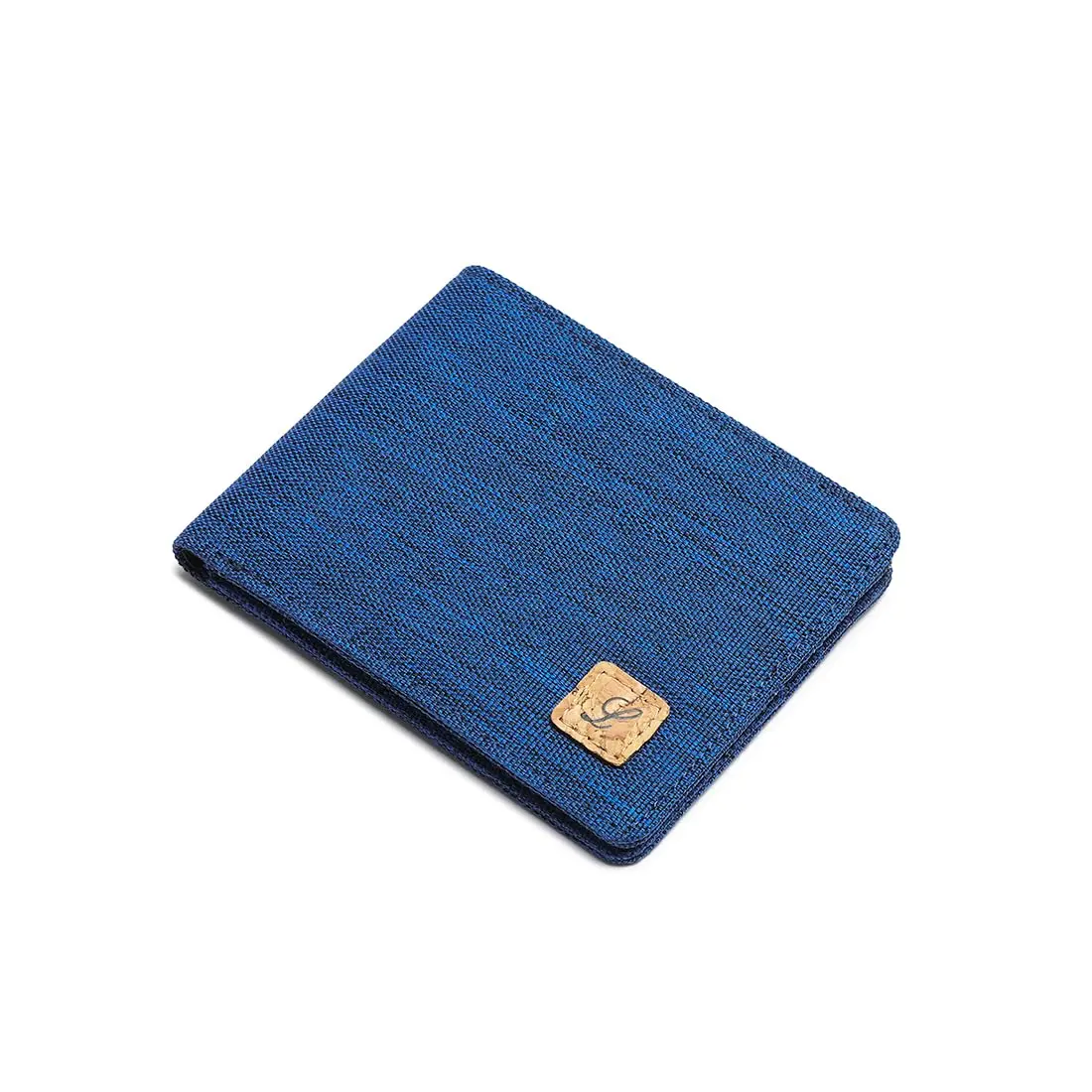 Lanyani Kids Wallet for Teen Boys | RFID Blocking Fabric Bifold Wallet in Blue - view 3
