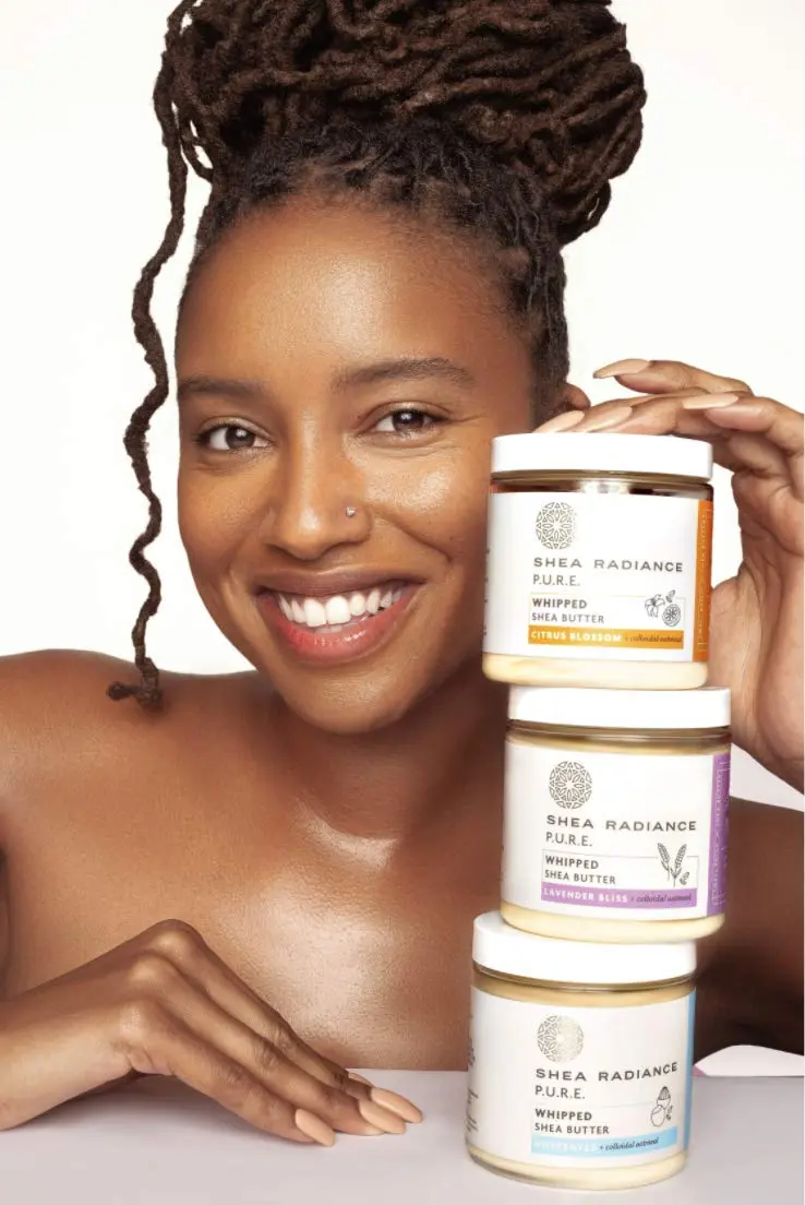Shea Radiance P.U.R.E. Whipped Shea Butter with Colloidal Oatmeal 5 oz | Deep Moisture & Skin Soothing - view 5