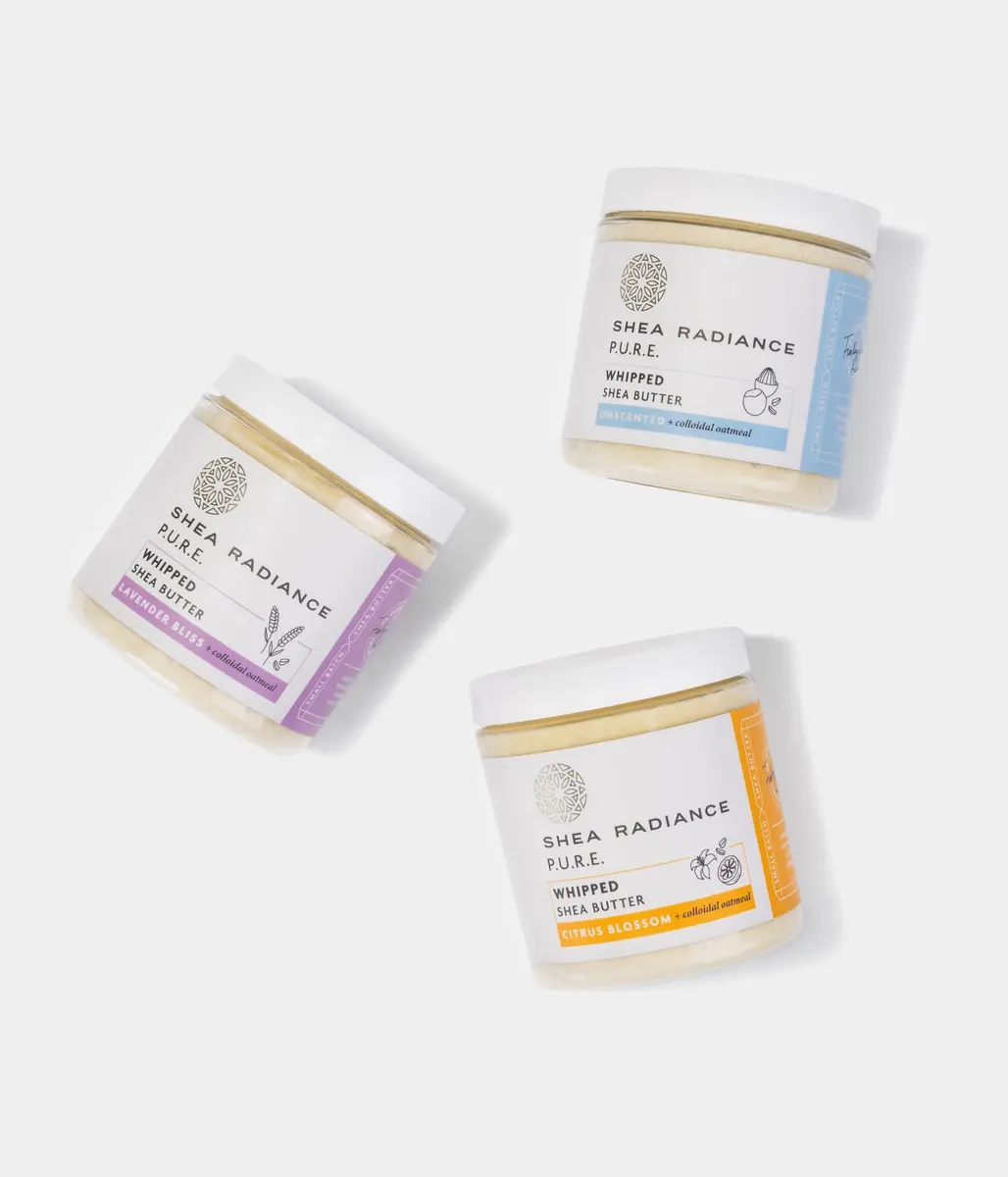 Shea Radiance P.U.R.E. Whipped Shea Butter with Colloidal Oatmeal 5 oz | Deep Moisture & Skin Soothing - view 7