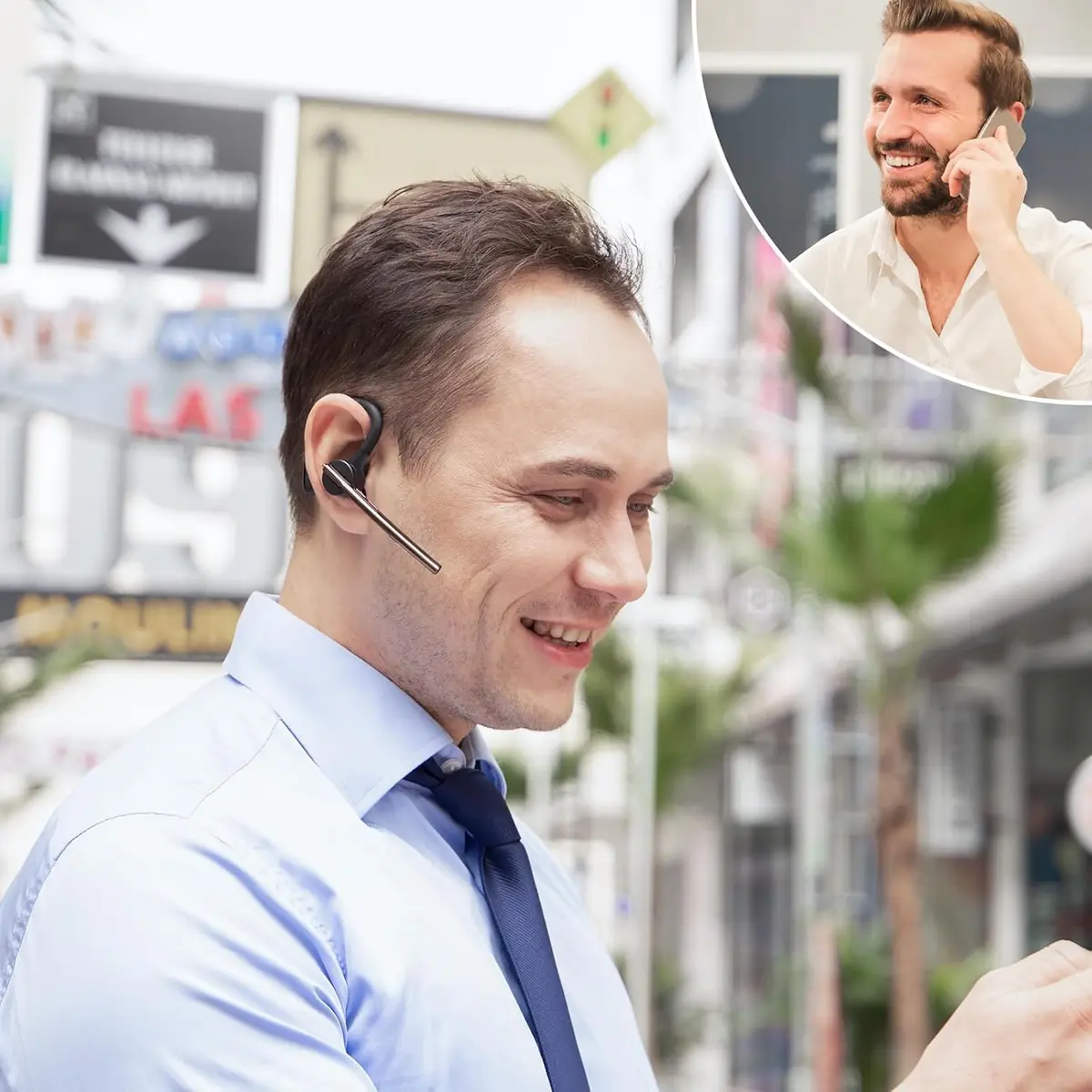 New Bee Bluetooth V5.2 Wireless Headset 24Hrs Talktime Black | Noise Cancelling & Long Battery - view 6