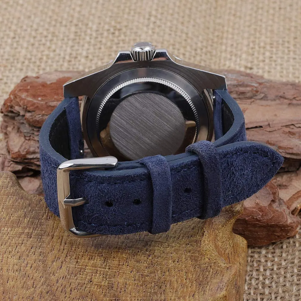 Onthelevel Suede Watch Strap-24mm | Soft Leather, Quick Release, Unisex Fit - view 5