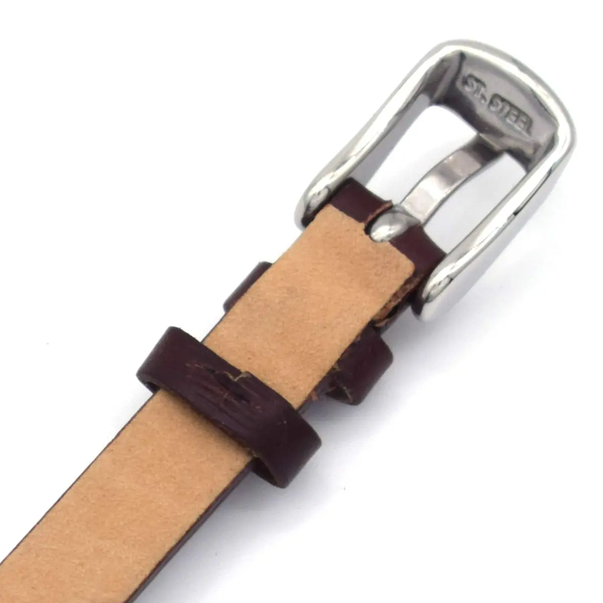 bullish 8mm Genuine Leather Watch Strap for Fossil | Elegant Calf Leather Replacement - view 6
