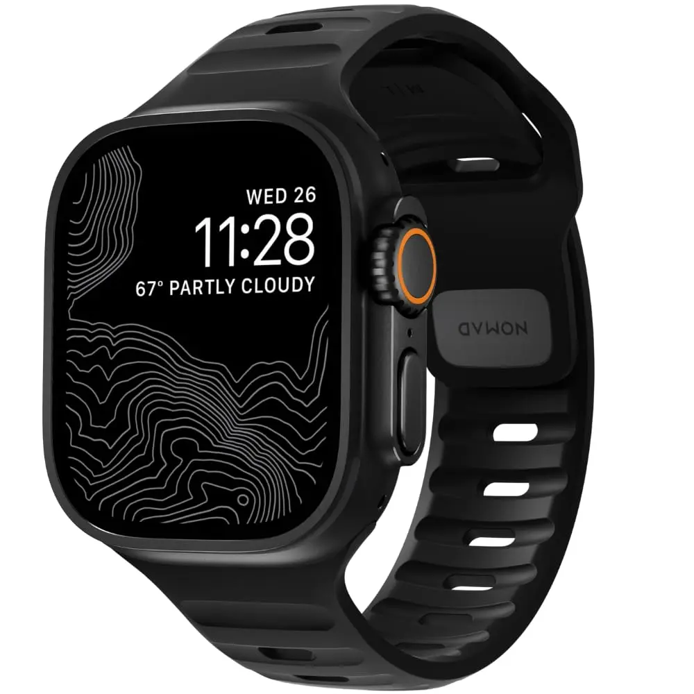 NOMAD Sport Band - 45mm | Black Apple Watch Ultra 2 Band, Athletic & Waterproof - main product image