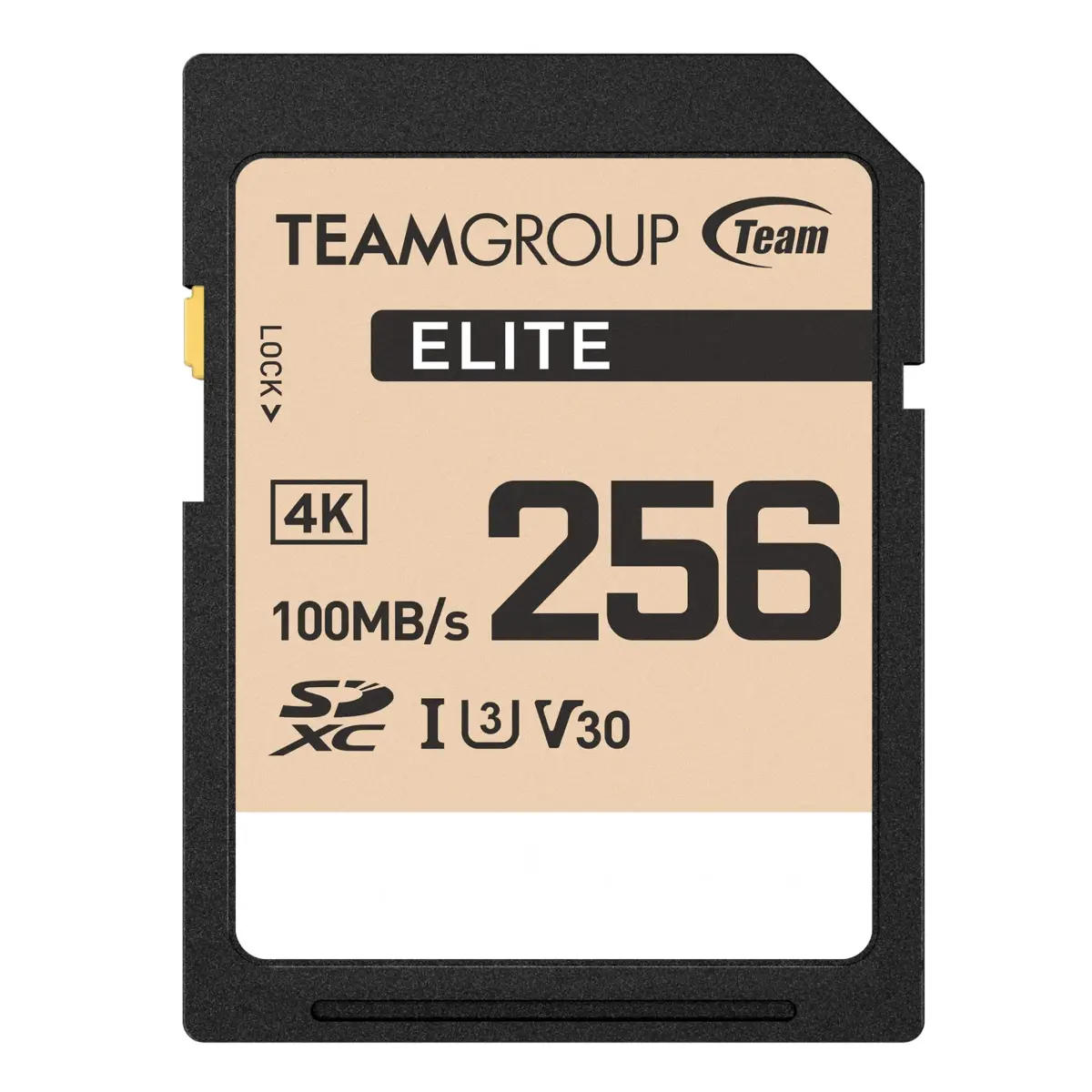 TEAMGROUP Elite 256GB SDXC Memory Card 256 GB (8.45 Fl Oz) | 4K UHD Video Recording - main product image