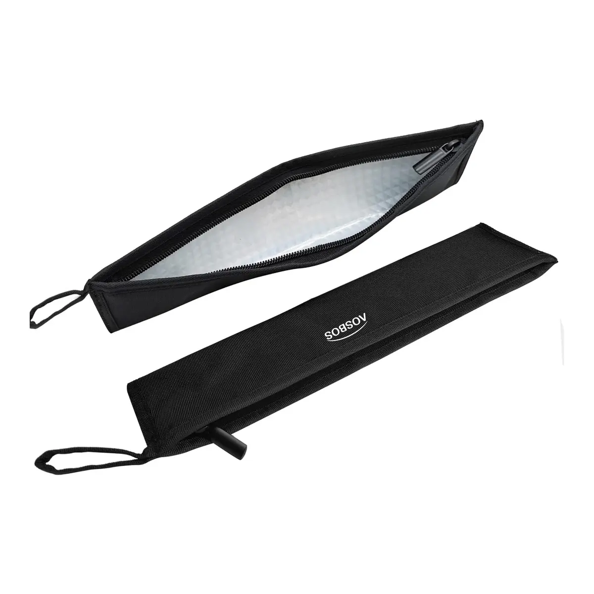 Aosbos Black Chopstick Carrying Case | Waterproof Travel Utensil Bag for Metal, Bamboo, Stainless Steel - main product image