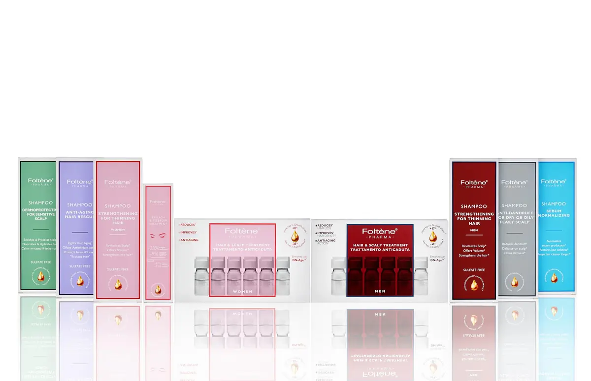 Foltene Hair Regrowth Serum, Tricalgoxyl, Anti-Thinning, 12 Vials | Nourishing scalp treatment for women - view 9