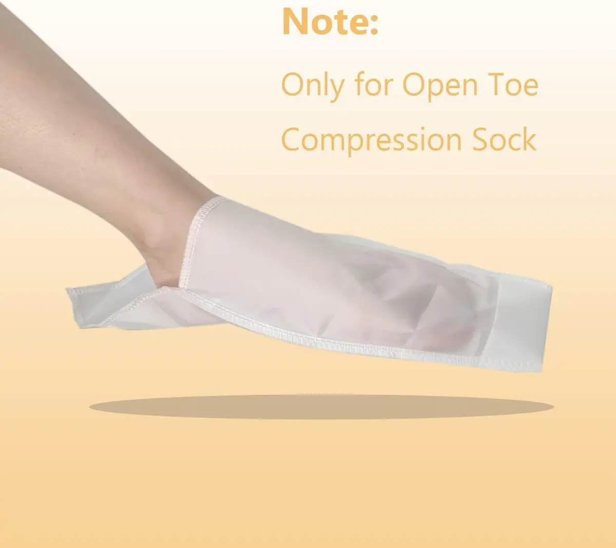 MUROCEA Open Toe Compression Sock Aid for Easy Slide - 2 Pcs, 36cm (14") x 15cm (6") | Aids Elderly, Disabled, Pregnant - view 3